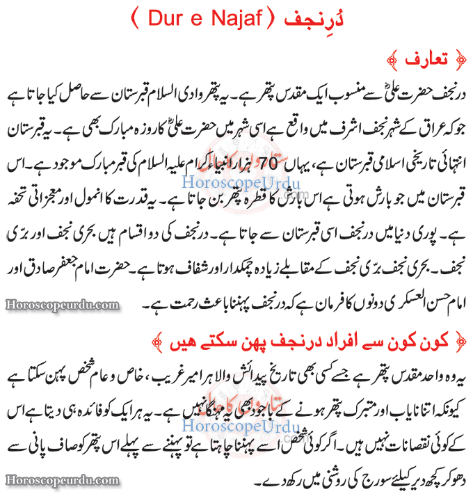 Dur e Najaf Introduction in Urdu