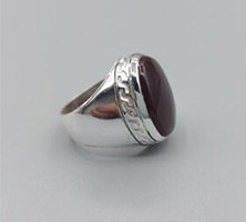 Aqeeq Stone Ring