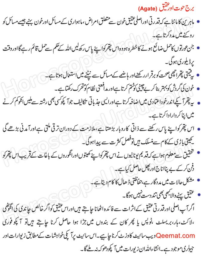 Pisces and Agate Stone