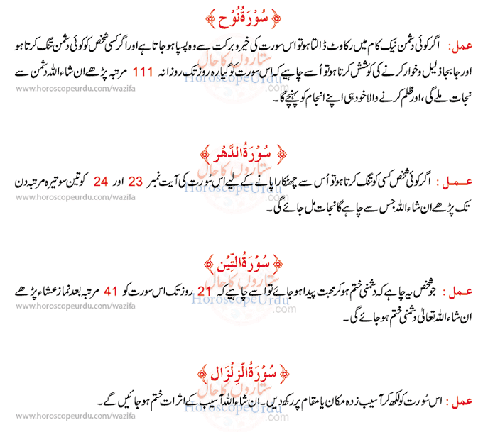 Qurani Wazifa for Enemy